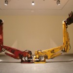 Nida Sinnokrot KA* 2009 - JCB arms installation