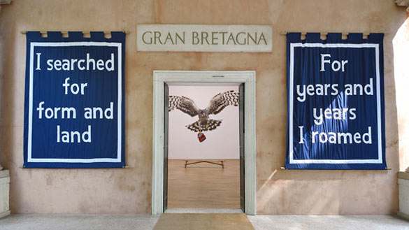 DELLER / Royaume-Uni. Entrance to Jeremy Deller's English Magic exhibition at the Venice Biennale 2013. Photo : Cristiano Corte