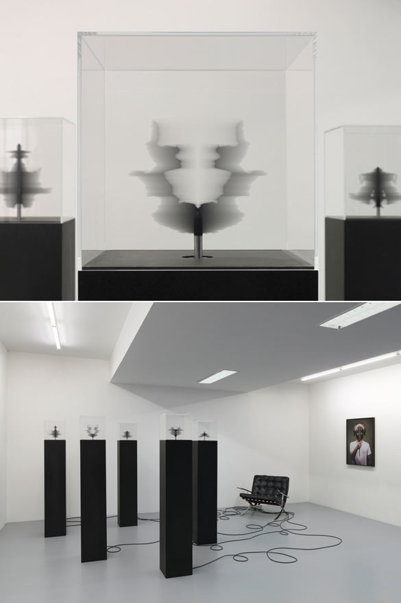 Christian Andersson - A Splitting Headache, Scanner (Plate VII, détail), 2012 / Vue d'exposition, 2014. Triple V