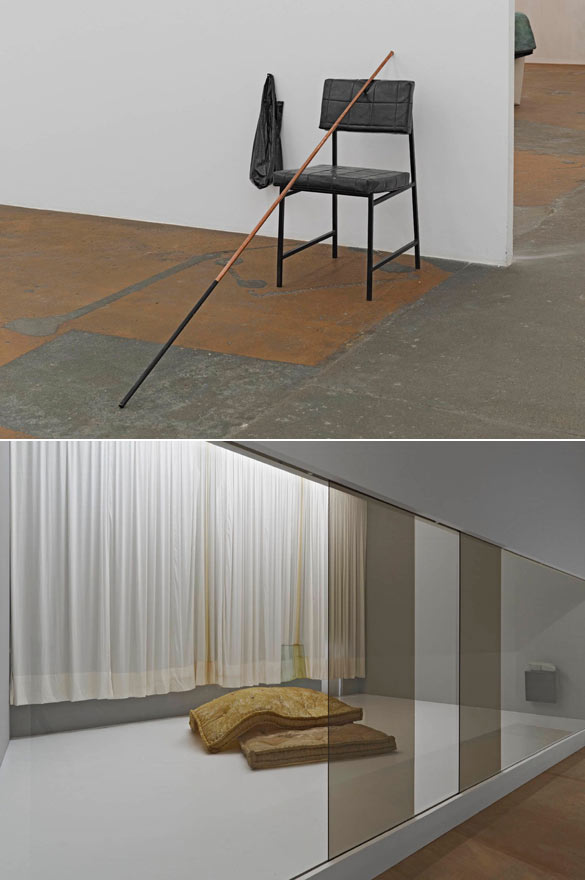 Tatiana Trouvé. 350 points à l'infini , 2009. court. Galerie König. Photo : I. Kalkkinen – Mamco, Genève / Les Indéfinis, 2014. court. Galerie Perrotin, Paris. Photo : I. Kalkkinen – Mamco, Genève.