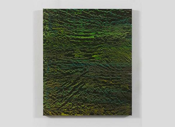Isa Genzken, Basic Research, 1989, oil on canvas, 90 x 75 cm. Courtesy the artist and Galerie Buchholz, Berlin/Cologne.