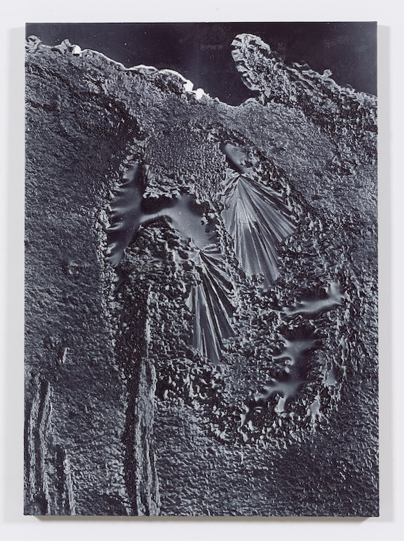Daniel Lefcourt, Anti-Scan (for Colonel Aimé Laussedat), 2015. Pigment et uréthane sur toile, 142.2 × 101.6 cm. Courtesy Daniel Lefcourt ; Campoli Presti, London / Paris.