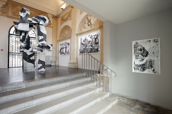 Vue de l’exposition "Sur le motif", Maison d’Art Bernard Anthonioz, Nogent-sur-Marne. © Isabelle Giovacchini / ADAGP.
