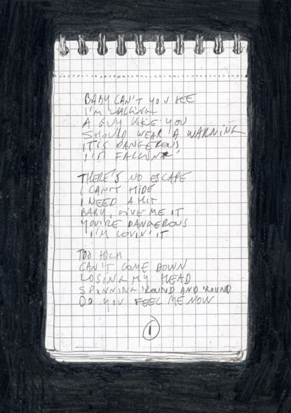David Evrard, toxic, crayon sur papier, 2007