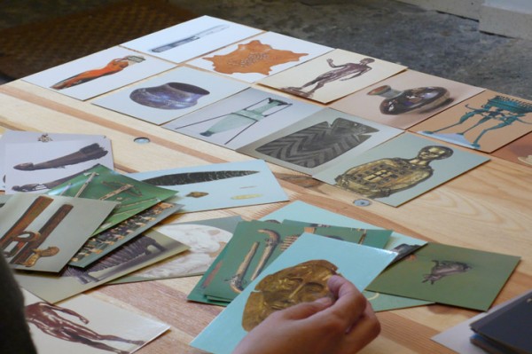 Pierre Leguillon, la collection des fond de couleur 2001 2009, Table d'hôtes, Lyon, avril 2009