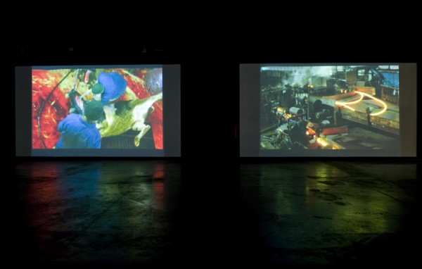 vue de l'exposition à l'espace croisé