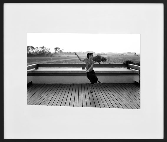 Sabina grasso Spleen #1, Nana interpreted by Silvia, 2010. Photos noir & blanc, 33,7 x 31,7 cm. © Artist and Studio Guenzani.
