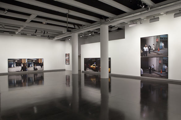 vue de l'exposition Paul Graham, Le Bal, 2012.