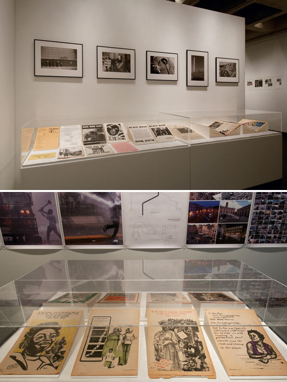 Black Mask, various broadsheets and publications / Gayle "Asali" Dickson, numerous prints © photos Lisa Boughter.