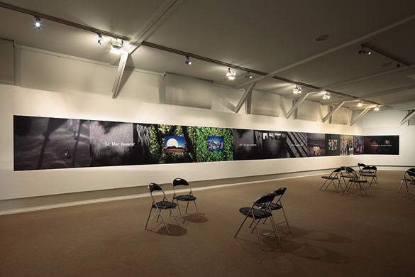 Michel Houellebecq – Vue de l'exposition "Before Landing"