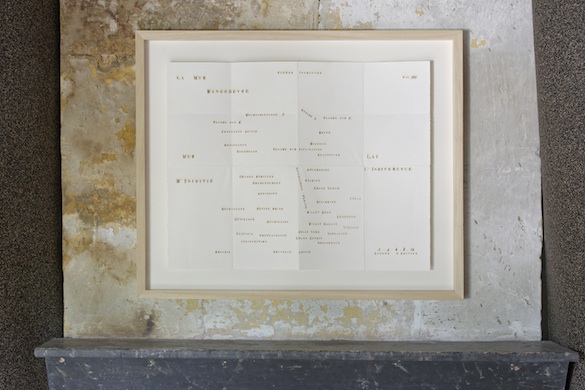 Guillaume Constantin, Folio 399, 2014. Photo : Aurélien Mole. Courtesy : Galerie Bertrand Grimont.