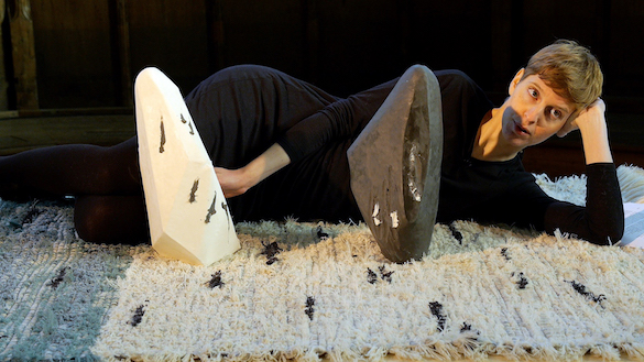 Hedwig Houben, The Good, The Bad, The Happy, The Sad, 2014. Performance; video 19'31. Video still. Courtesy Galerie Fons Welters, Amsterdam.